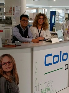 I titolari dell'Ottica Colorvision